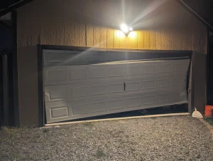 Can a Bent Garage Door Panel Be Fixed or Replaced