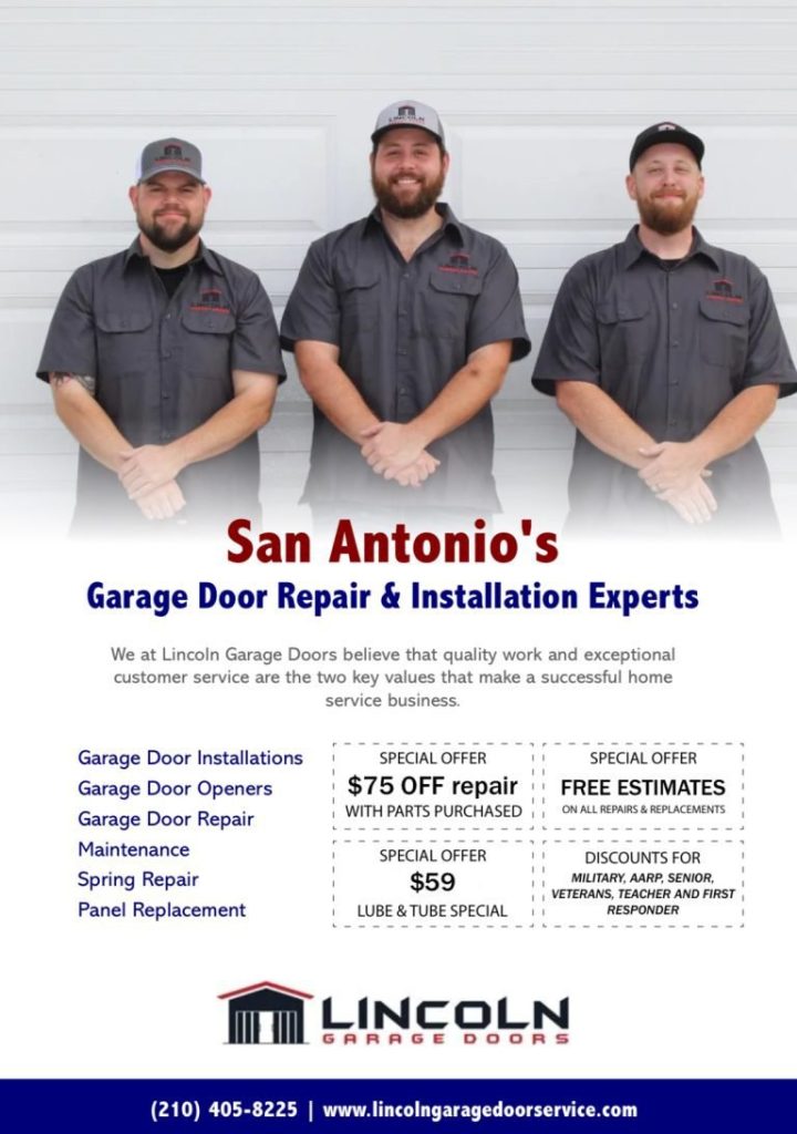 Lincoln Garage Doors Promos